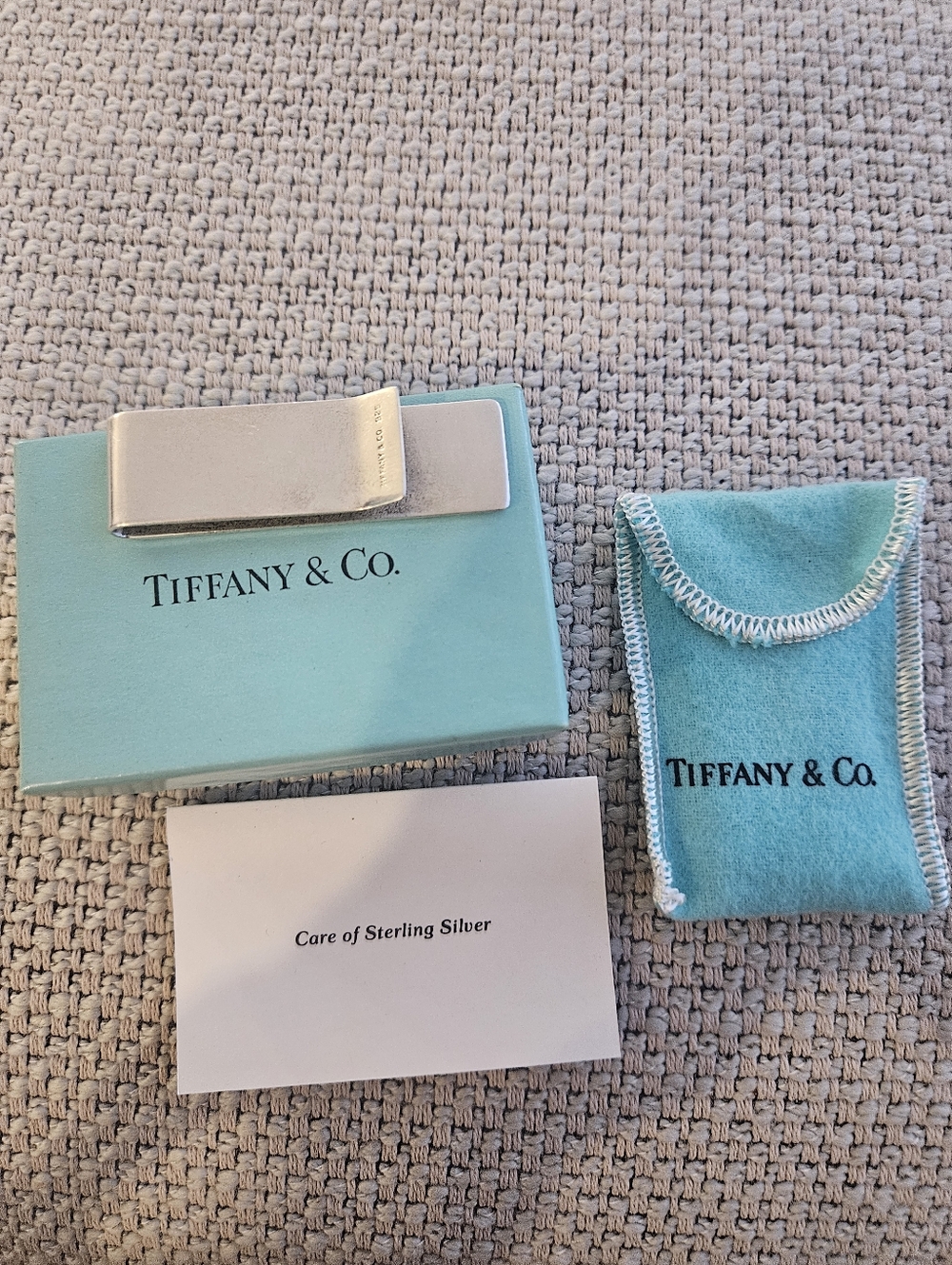 Tiffany Sterling Silver money clip